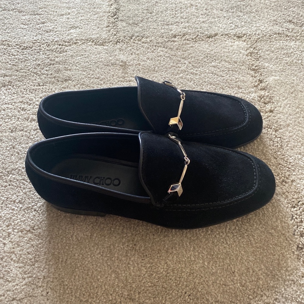 Jimmy Choo Marti Suede Loafers